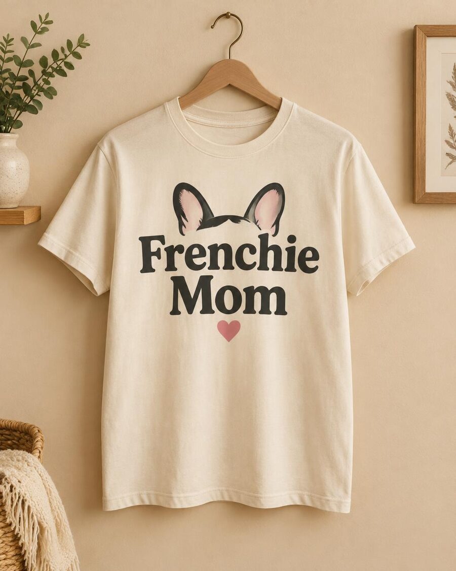 Camiseta "Frenchie Mom"
